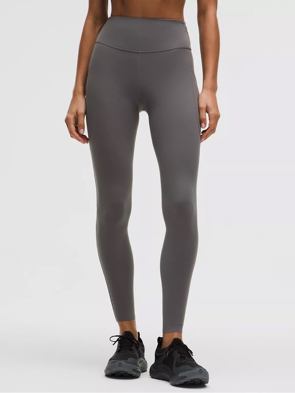 Lululemon Fast and Free High-Rise Tight 28" 5 Pocket in Onyx Gray